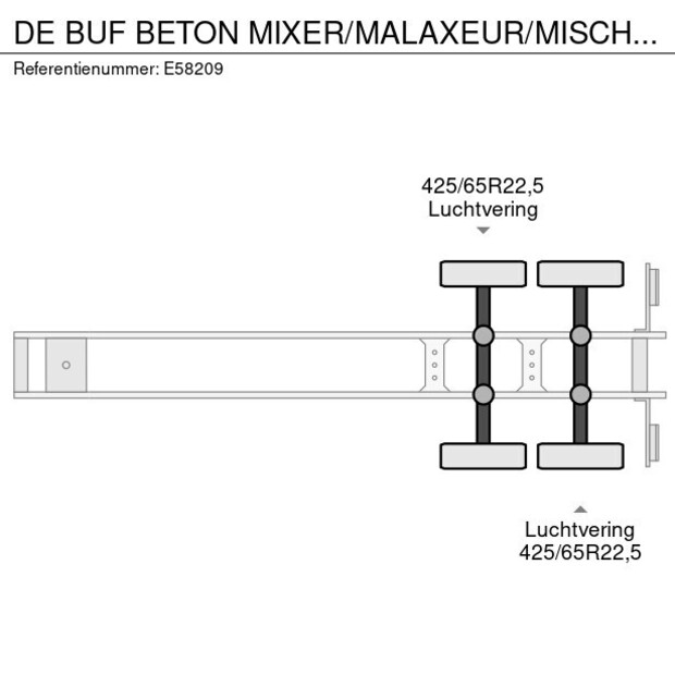 2014 DE BUF BETON MIXER 10M3-40937353