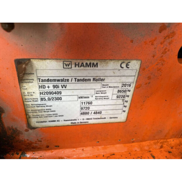 2016 HAMM HD90-40956511