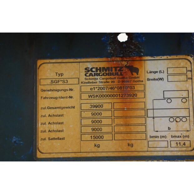 Schmitz Cargobull SGF*S3-40962599