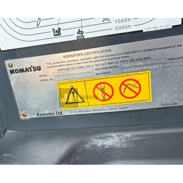 2016 Komatsu D61PXI-24-40962602