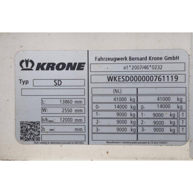 2017 Krone SD-40963544