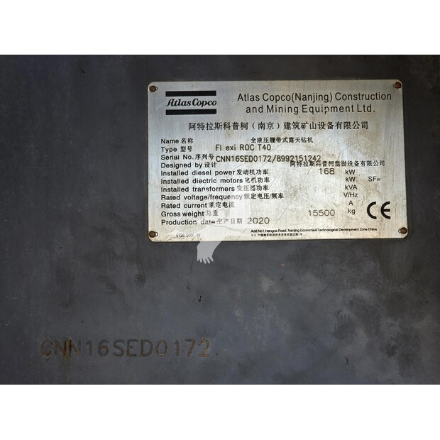 2020 Atlas Copco FLEXIROC T40-40978293