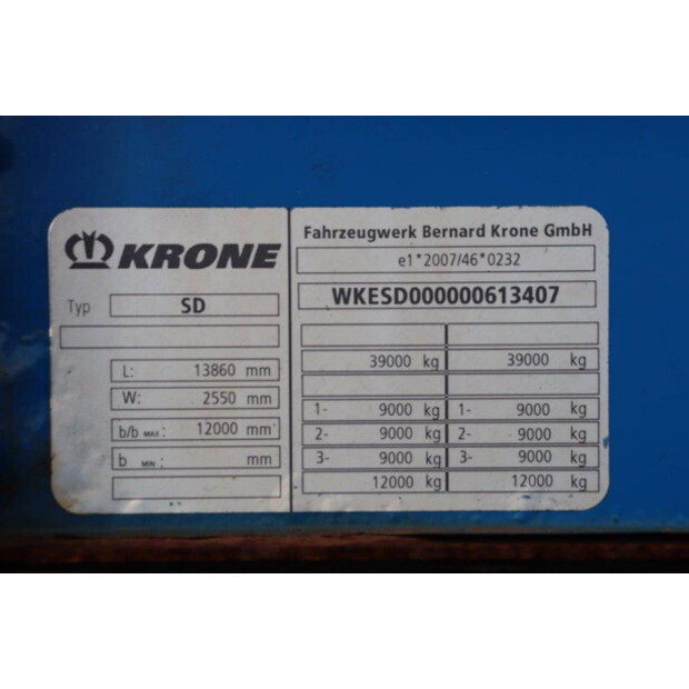 2014 Krone SD-40982799