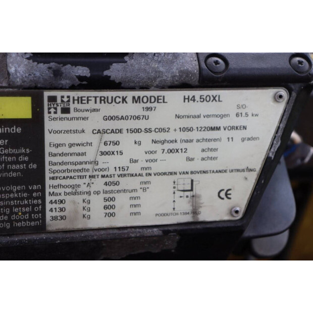 1997 Hyster H4.50XL-40985256