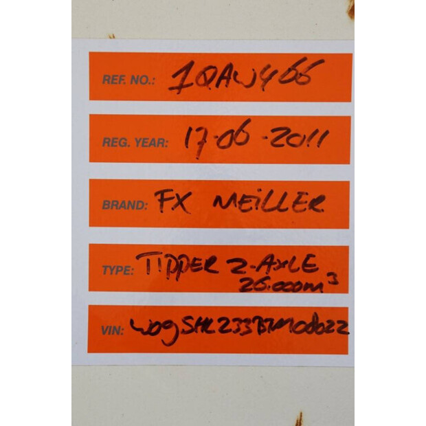 2011 MEILLER TR2-40985381