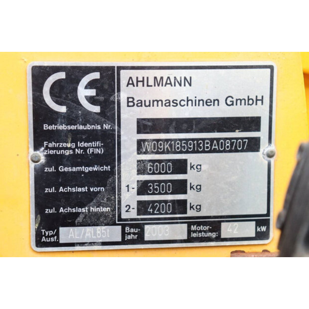 2003 Ahlmann AL 85-40986697
