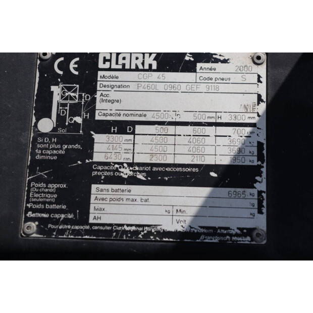 2000 كلارك CGP45 LPG-40987043