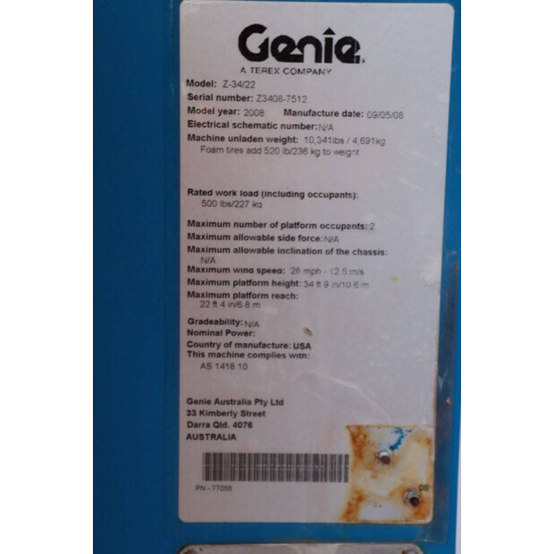 2006 Genie Z-34/22-40987520