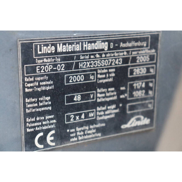 2005 Linde E20P-02-40987826