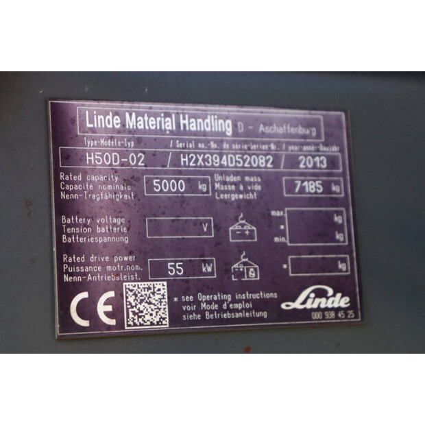 2013 Linde H50D-02-40987863