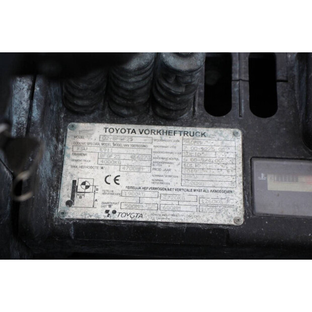 2019 Toyota 02-8FGF25-40989183