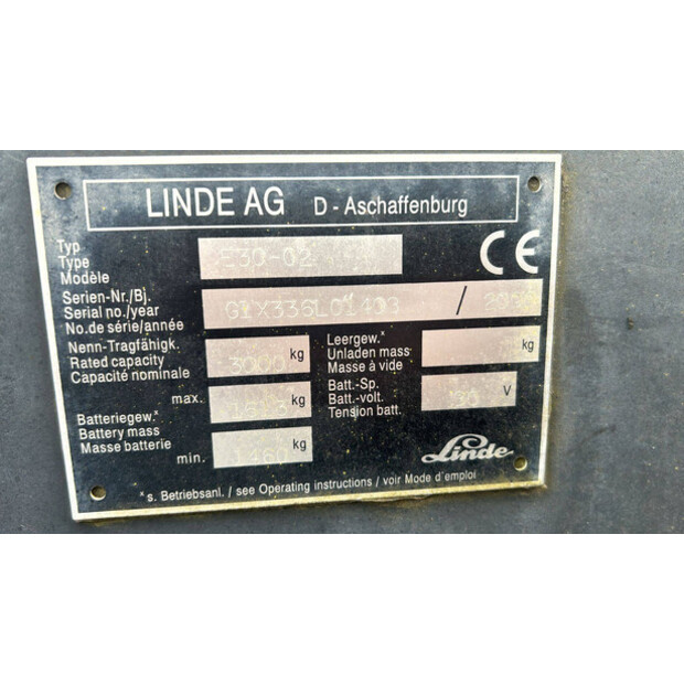 2000 Linde E30-02-40989956