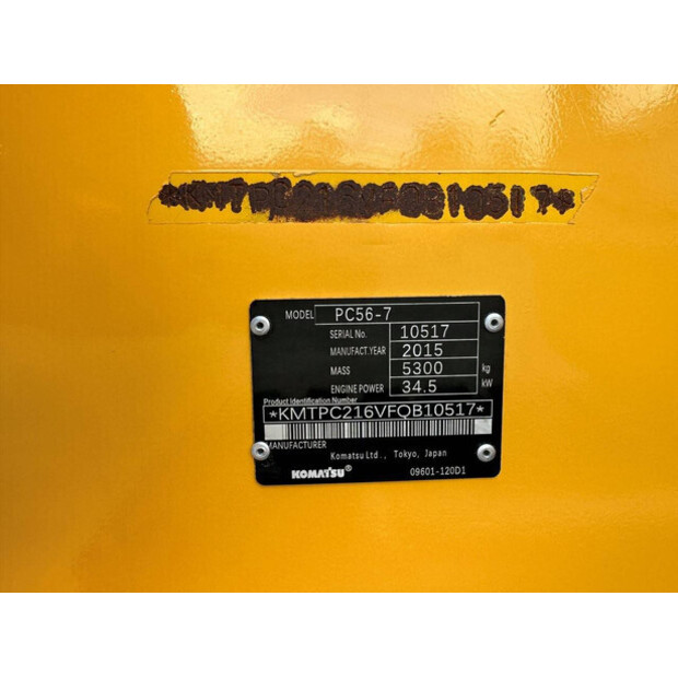 2015 Komatsu PC56-7-41008015