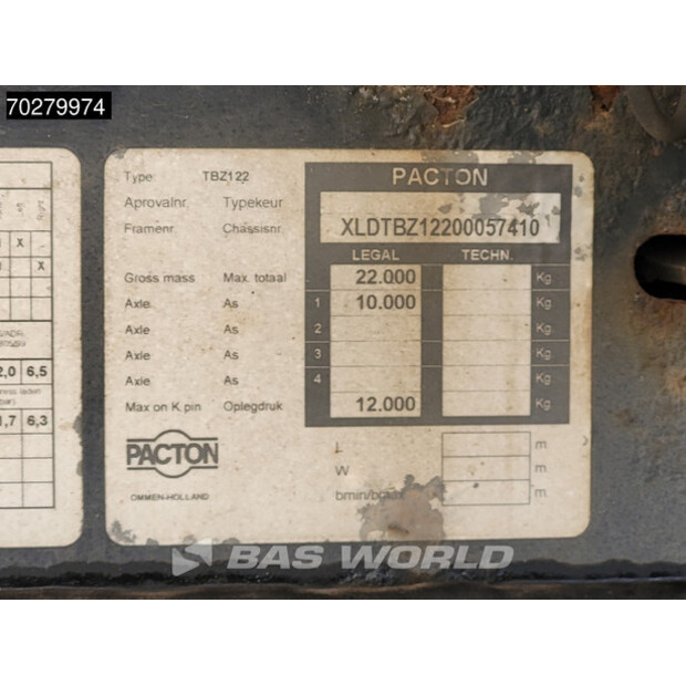 2008 Pacton Carrier Vector 1850-41008610