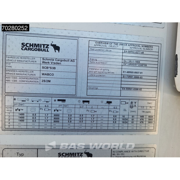 2018 Schmitz Cargobull Thermko King SLXi 300 3 axles TÜV 03/26 blumenbreit Palettenkasten-41009005