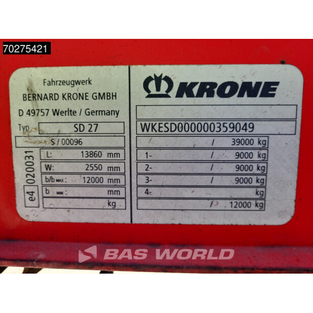 2007 Krone SD-41009066