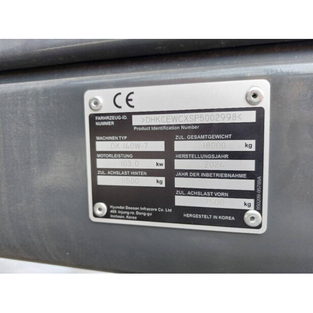 2024 ديفيلون DX 140 W-7-41010744