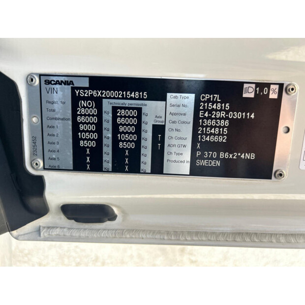 2018 Scania P370-41010855