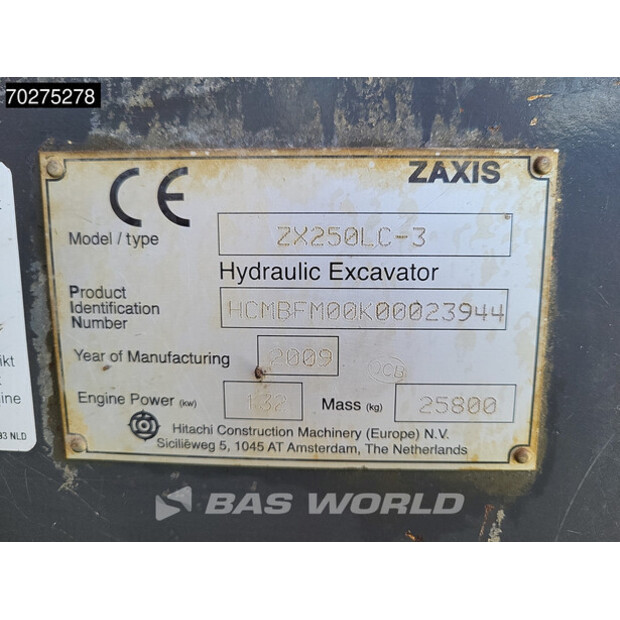 2009 هيتاشى ZX250LC-3-41011078