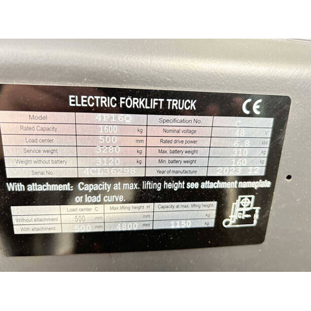 2023 نوبل ليفت FE4P16QC-41011155