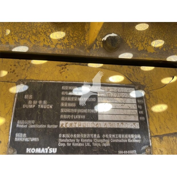 2011 Komatsu HD465-7-41023034