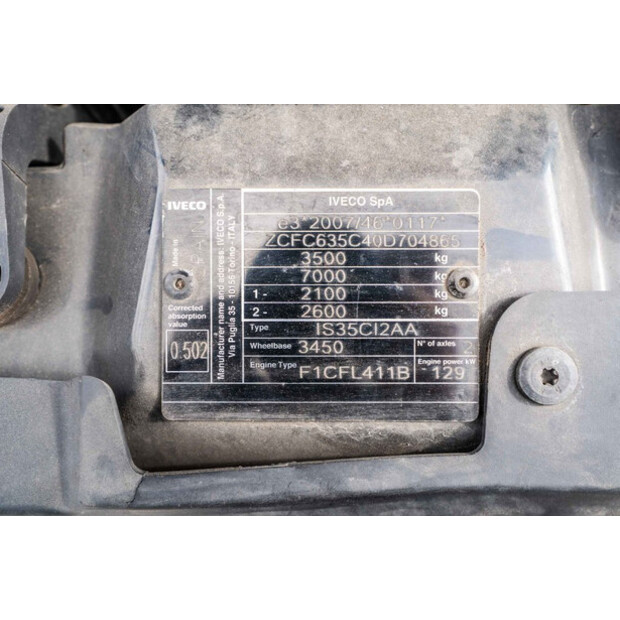 2022 Iveco Daily 35C180-41035184
