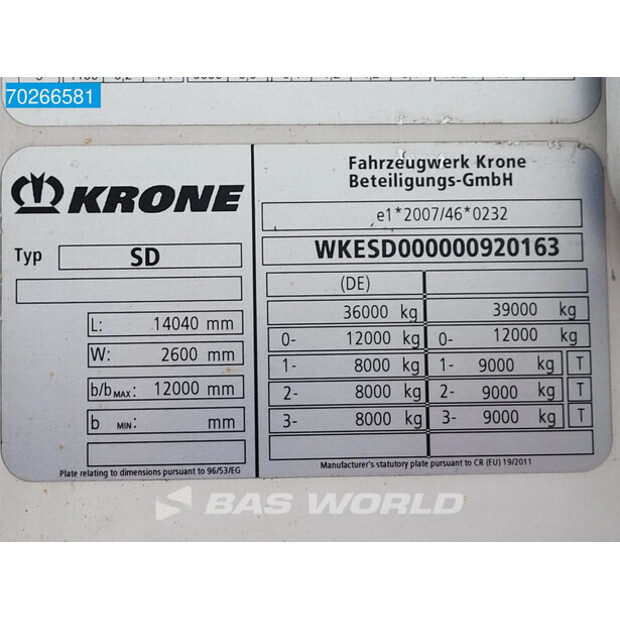 2021 Krone Thermo King SLXi300-41035232