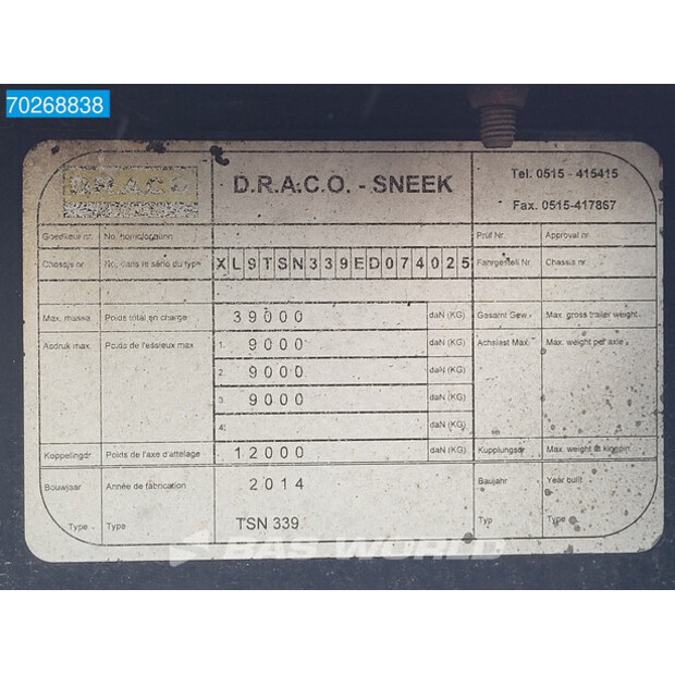 2014 DRACO TSN 339-41035592