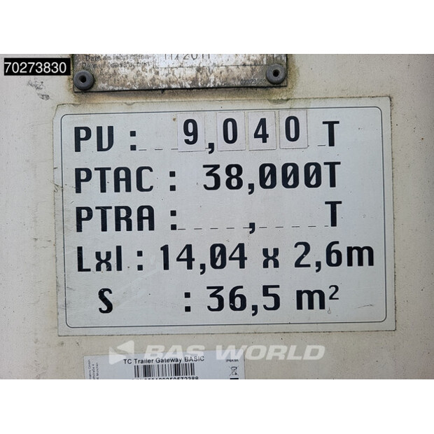 2011 Lamberet Carrier Vector 1850-41035890