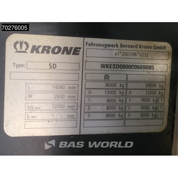 2015 Krone Carrier Vector 1550-41036696