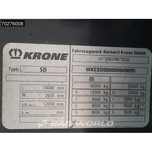 2015 Krone Carrier Vector 1550-41050849