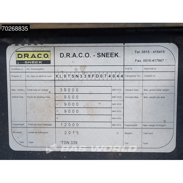 2015 DRACO TSN 339-41050881