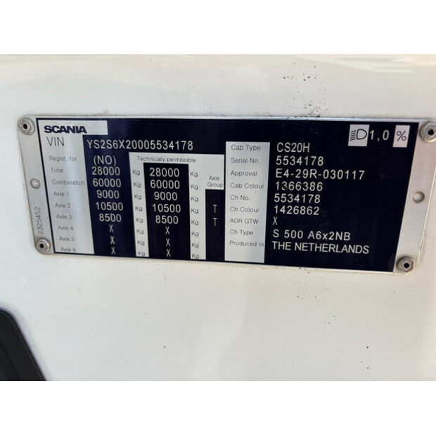 2019 Scania S500-41052048