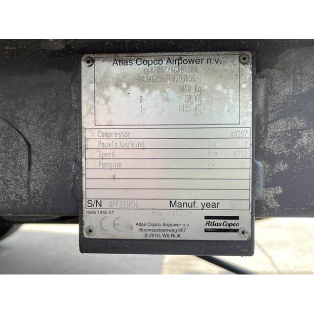2015 Atlas-Copco XAS 97 DD - N-41065582
