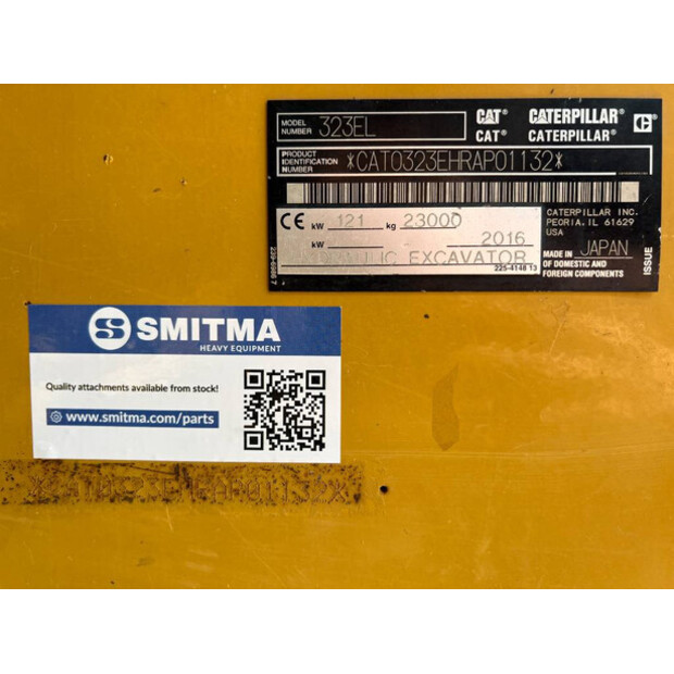 2016 Caterpillar 323EL VA-41077843