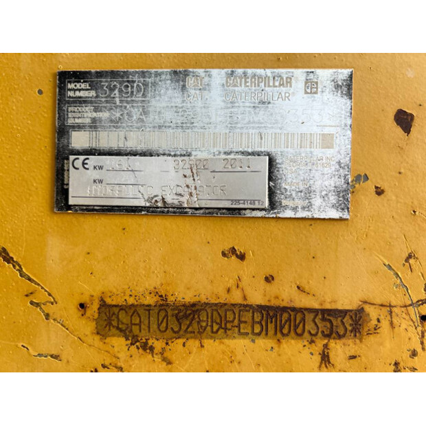 2011 Caterpillar 329DLN-41078005