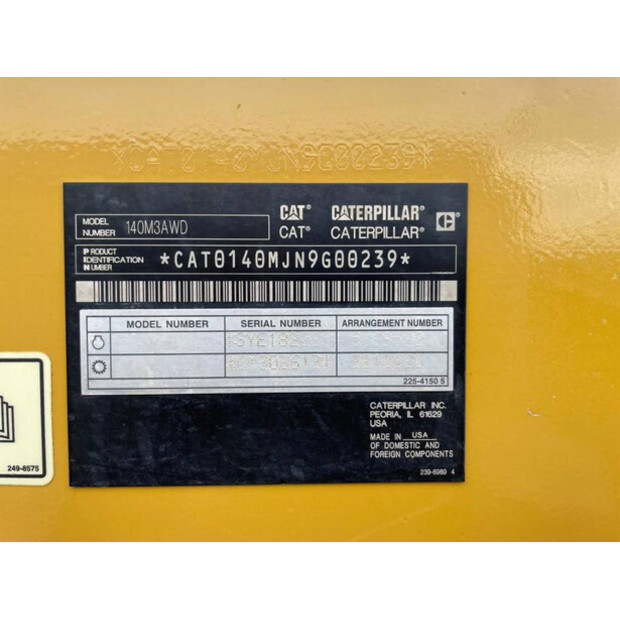 2017 Caterpillar 140M3-41078942