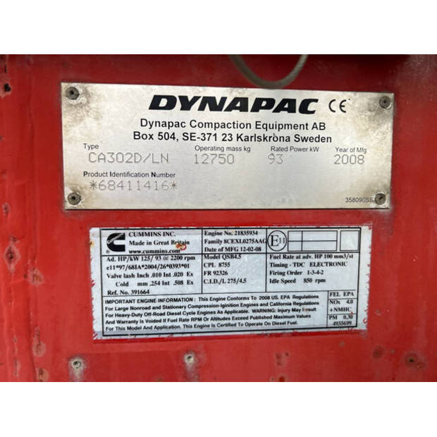 2008 ديناباك CA302D-41079325