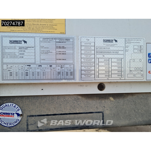2018 Schmitz Cargobull SCB*S3B-41080584