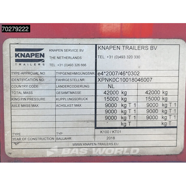 2019 Knapen K100-41082996