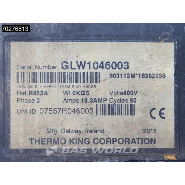 2015 شميتز كارجوبول Thermo King SLXe Spectrum 250-41083362