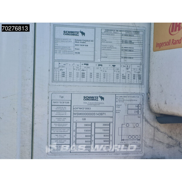 2015 شميتز كارجوبول Thermo King SLXe Spectrum 250-41083363