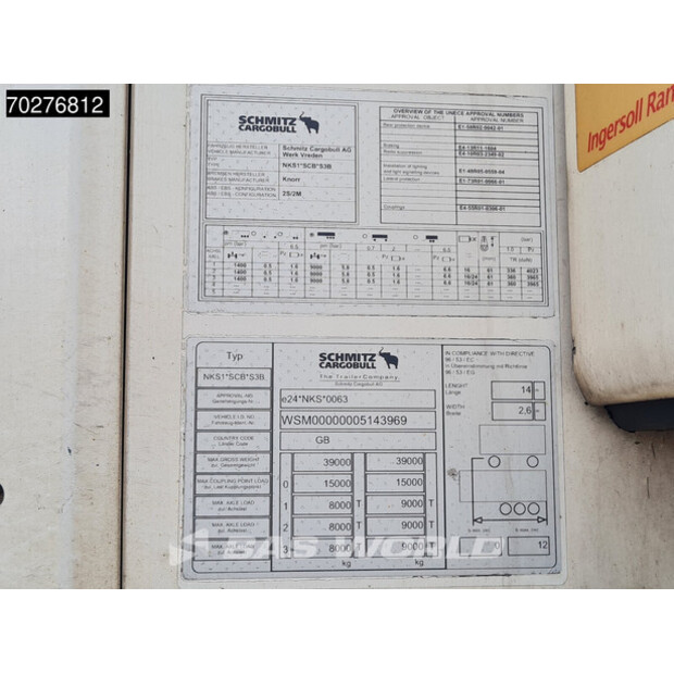 2015 Schmitz Cargobull SCB*S3B-41083502