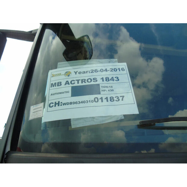 2016 مرسيدس بنز Actros 1843-41112555