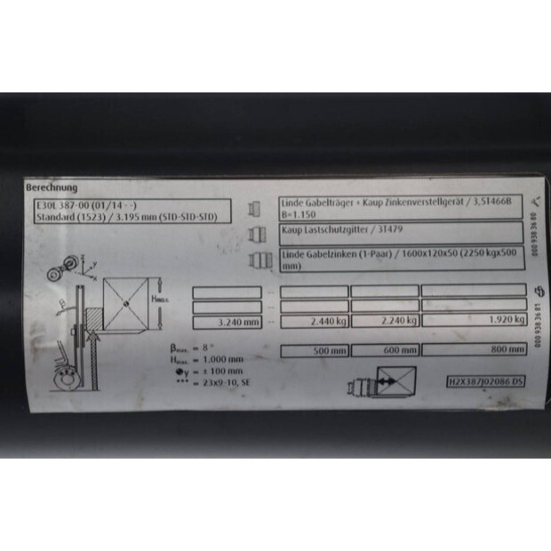 2018 Linde E30L-01-41115590