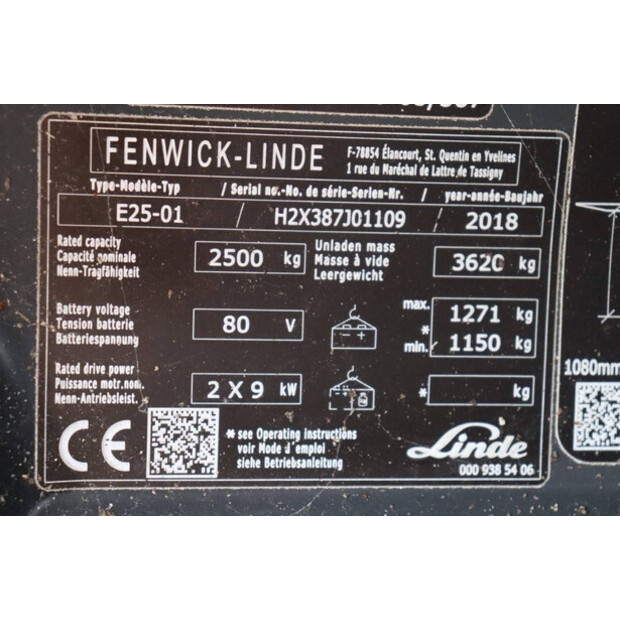 2018 Linde E25-01-41115742
