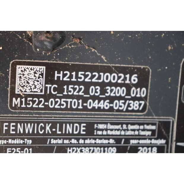 2018 Linde E25-01-41115743