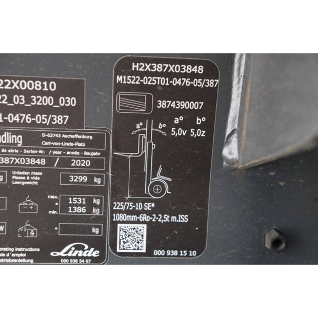 2020 Linde E25L-01-41116926