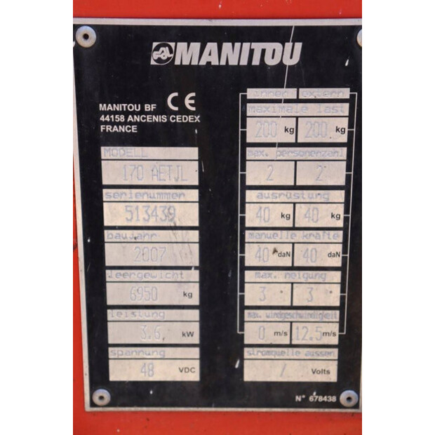 2007 Manitou 170AETJL-41117574