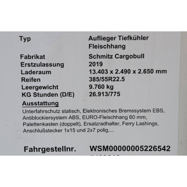 2019 Schmitz Cargobull TKM-41118231